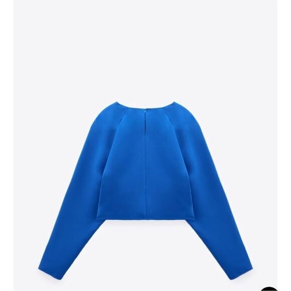 Zara blue knot top NWT - Picture 6 of 7